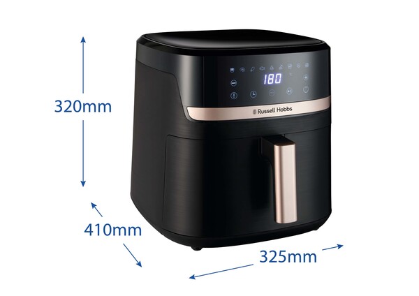 REMINGTON SatisFry, 8,3 l, 1800 W, airfryer, Black and Champagne