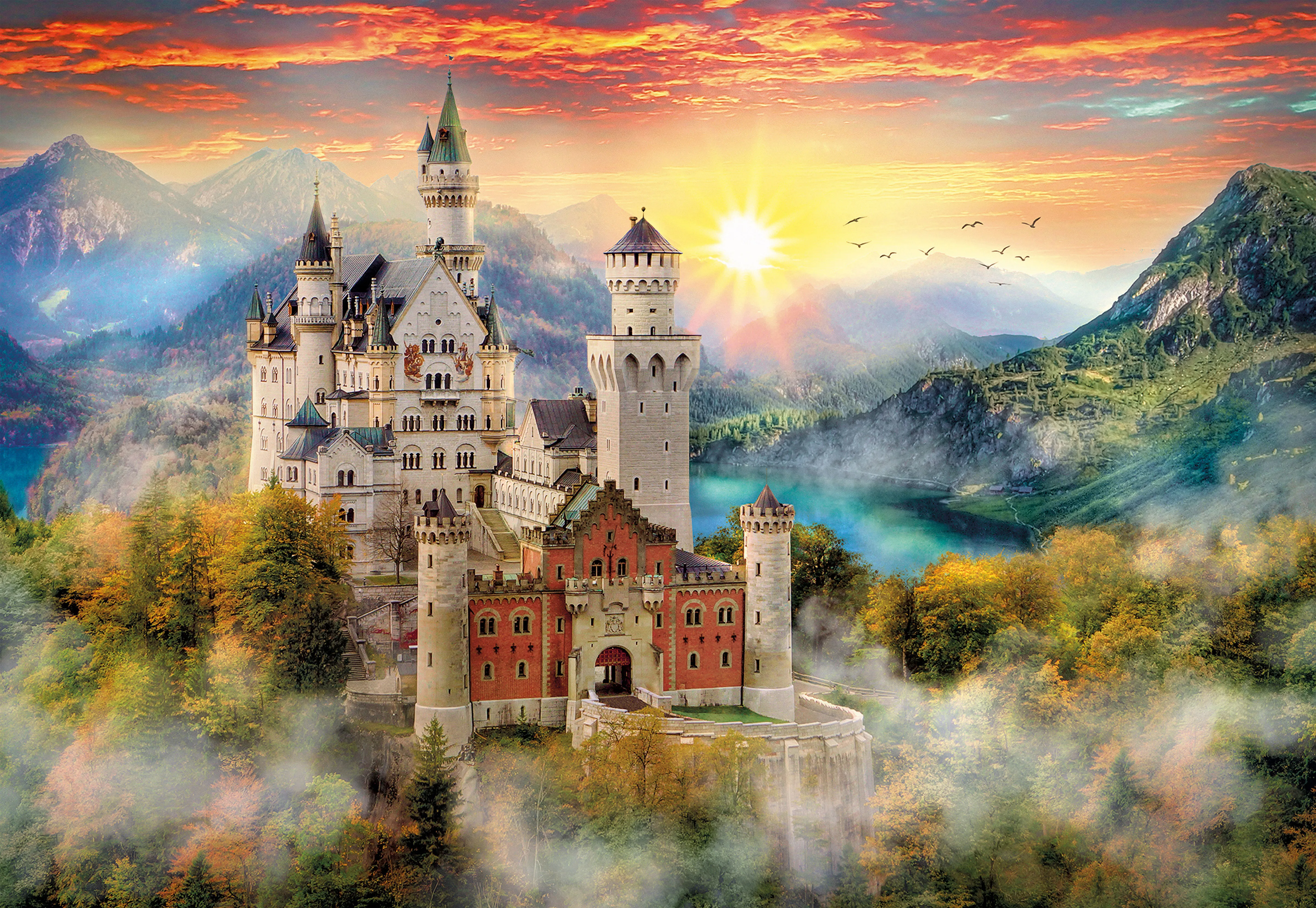 Clementoni High Quality Collection Neuschwanstein - puzzle, 2000 pcs