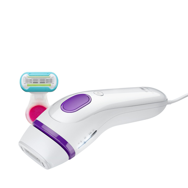 BRAUN IPL BD3003 Silk-Expert IPL-ihokarvojen poistolaite + Venus h&ouml;yl&auml;. Ainut IPL-laite jossa &auml;lyk&auml;s SensoAdapt-ihons&auml;vytunnistin. IPL-teknologia, jonka avulla
