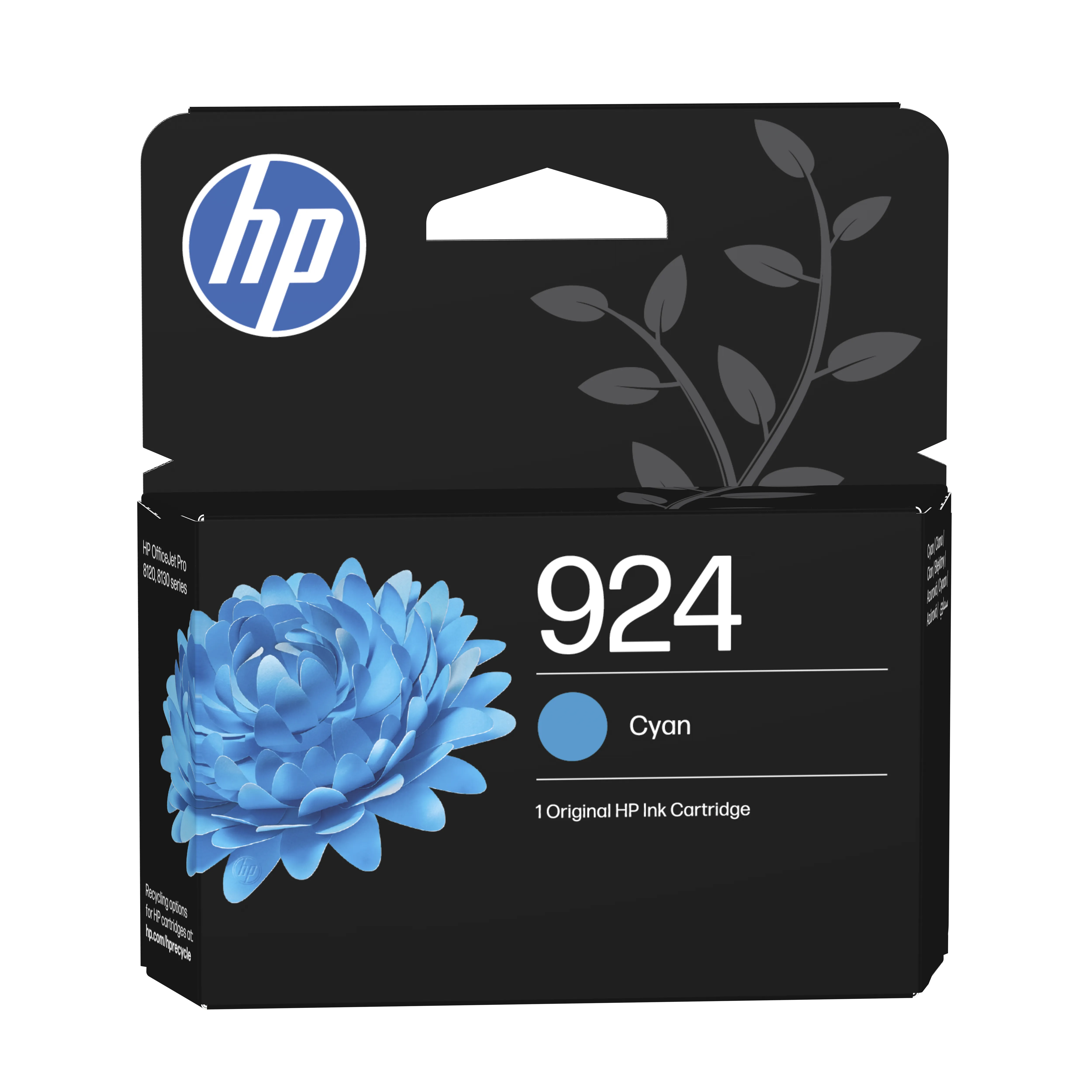 HP 924 -mustekasetti, cyan