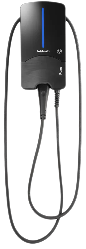 Webasto Pure Version II, 22 kW, incl. 7.0m charging cable, wall box (black)