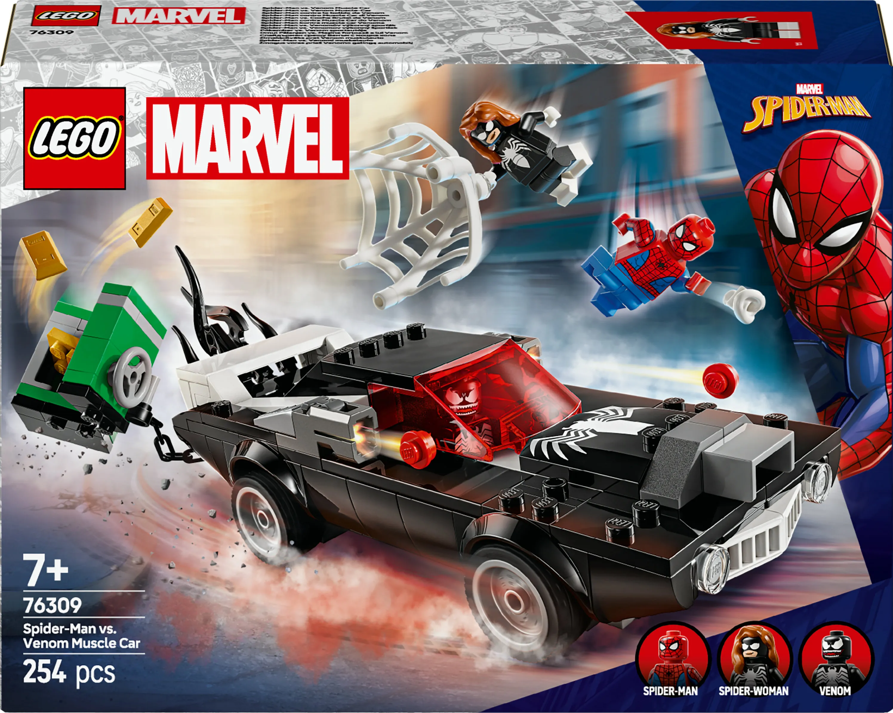 LEGO Marvel Spider-Man vs. Venom Muscle Car 76309