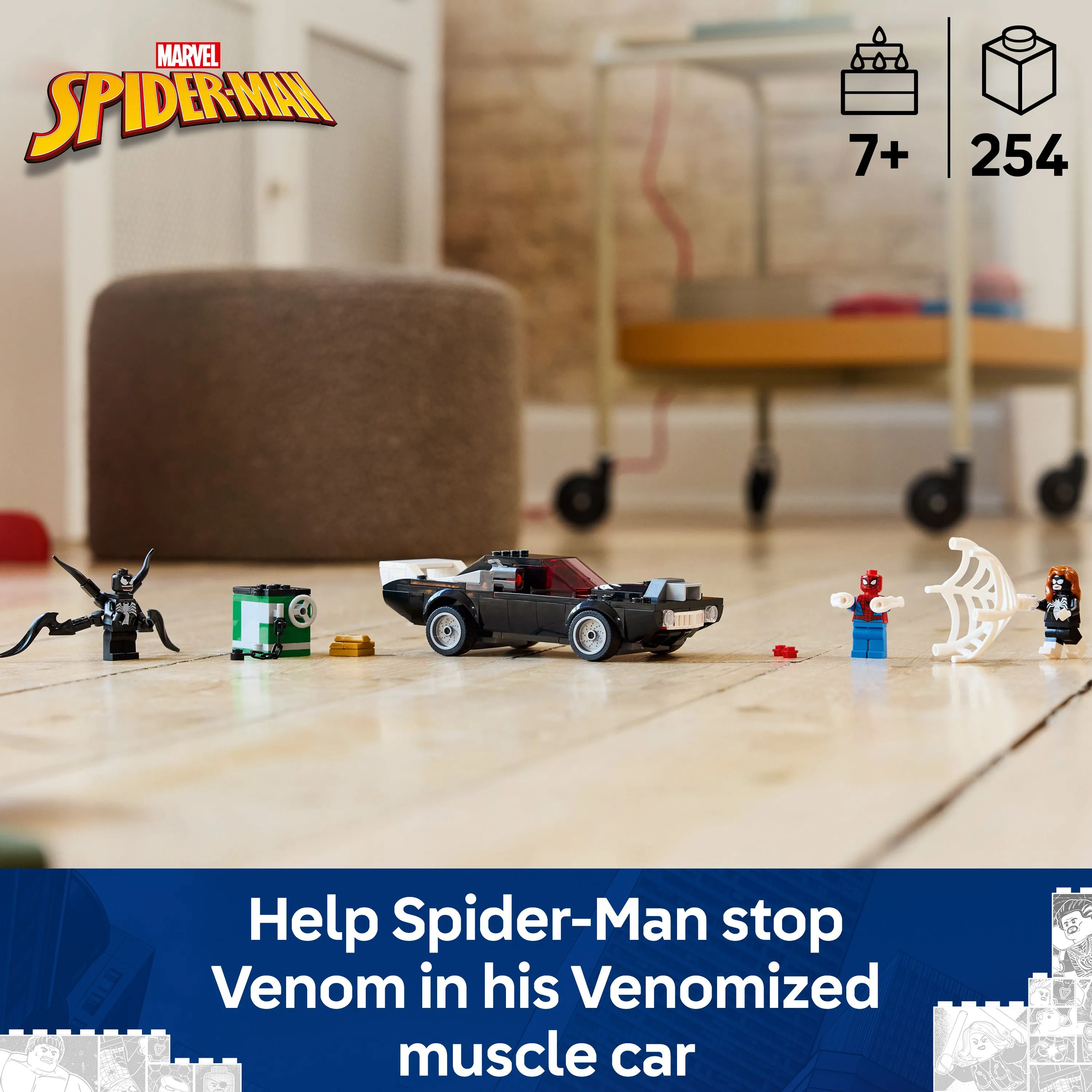 LEGO Marvel Spider-Man vs. Venom Muscle Car 76309