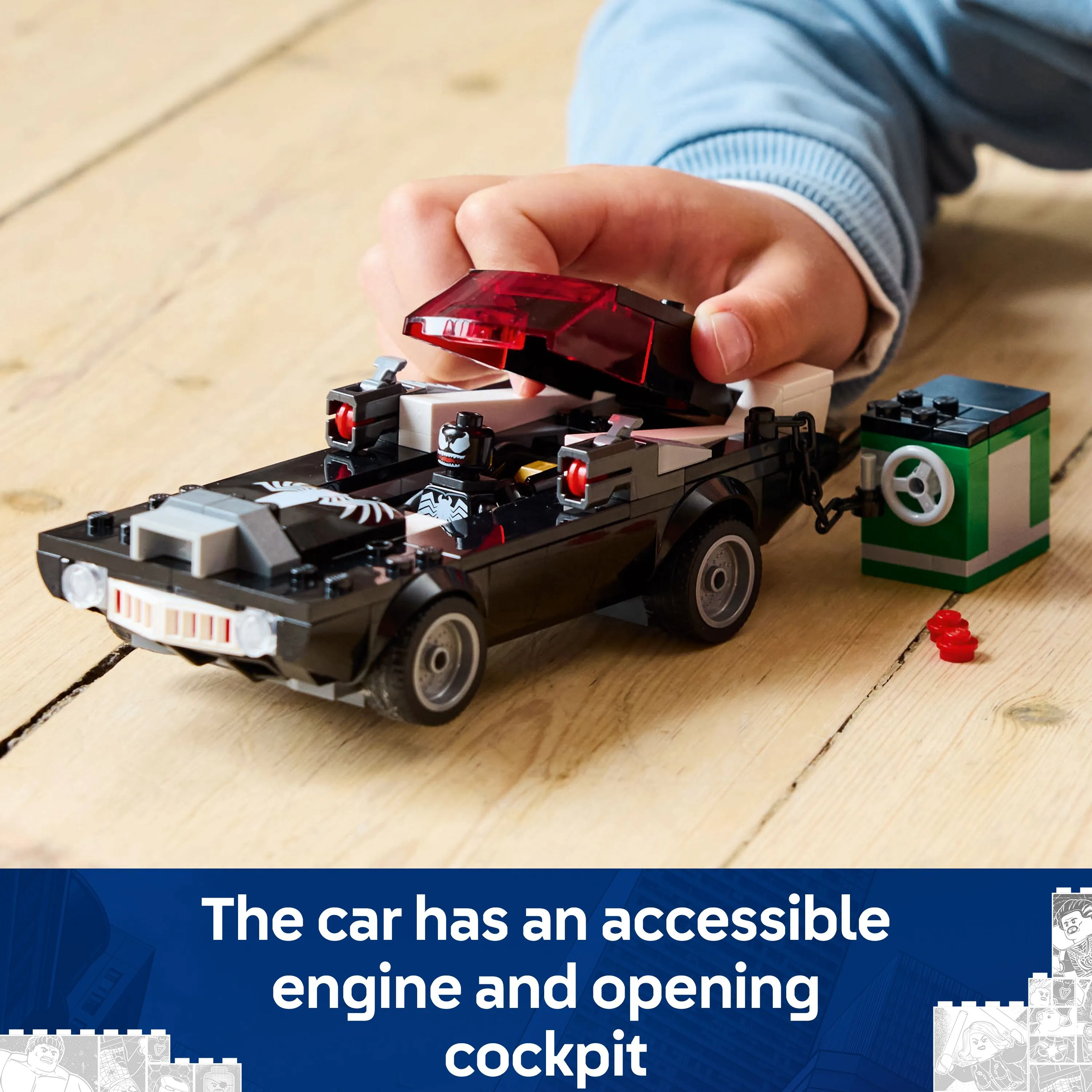 LEGO Marvel Spider-Man vs. Venom Muscle Car 76309