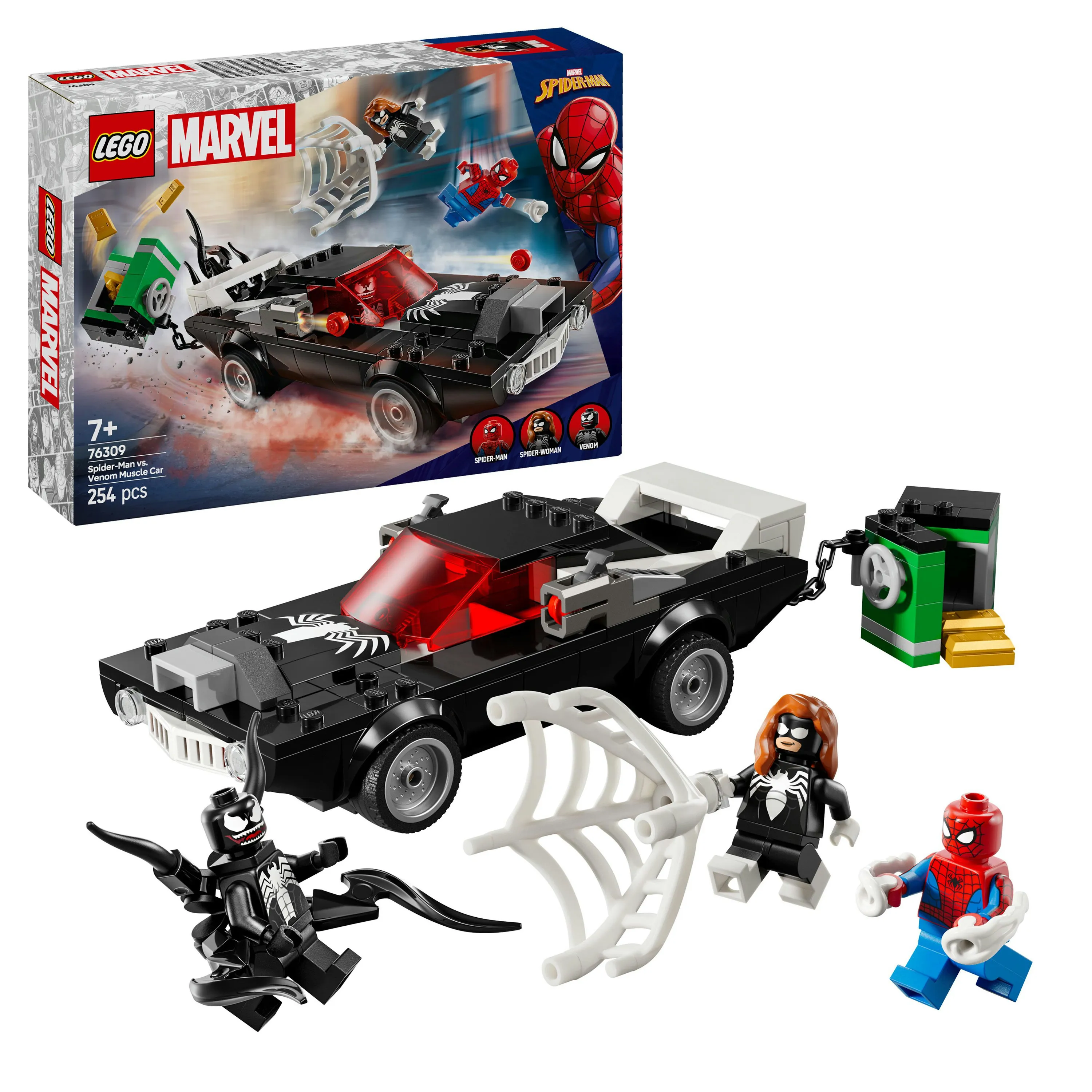 LEGO Marvel Spider-Man vs. Venom Muscle Car 76309