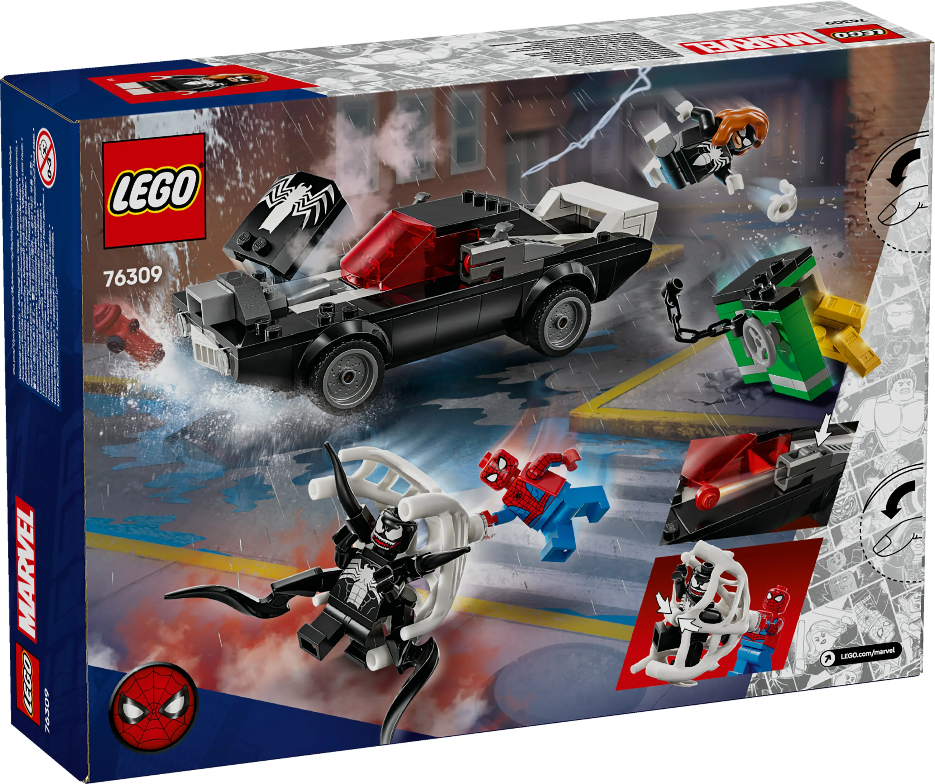 LEGO Marvel Spider-Man vs. Venom Muscle Car 76309