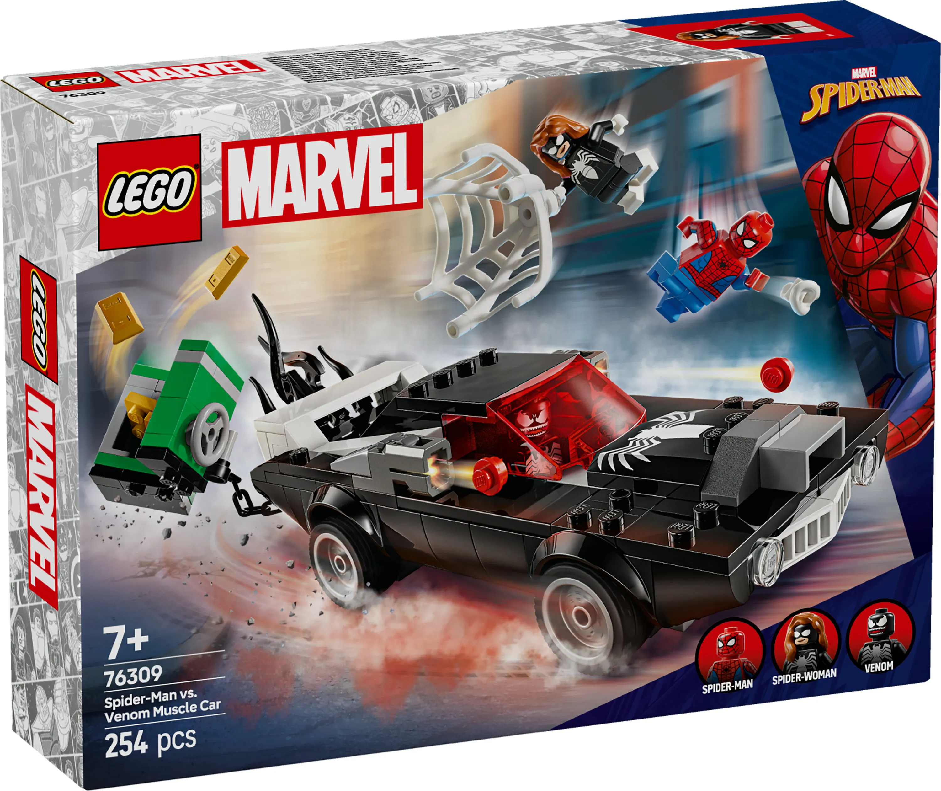 LEGO Marvel Spider-Man vs. Venom Muscle Car 76309