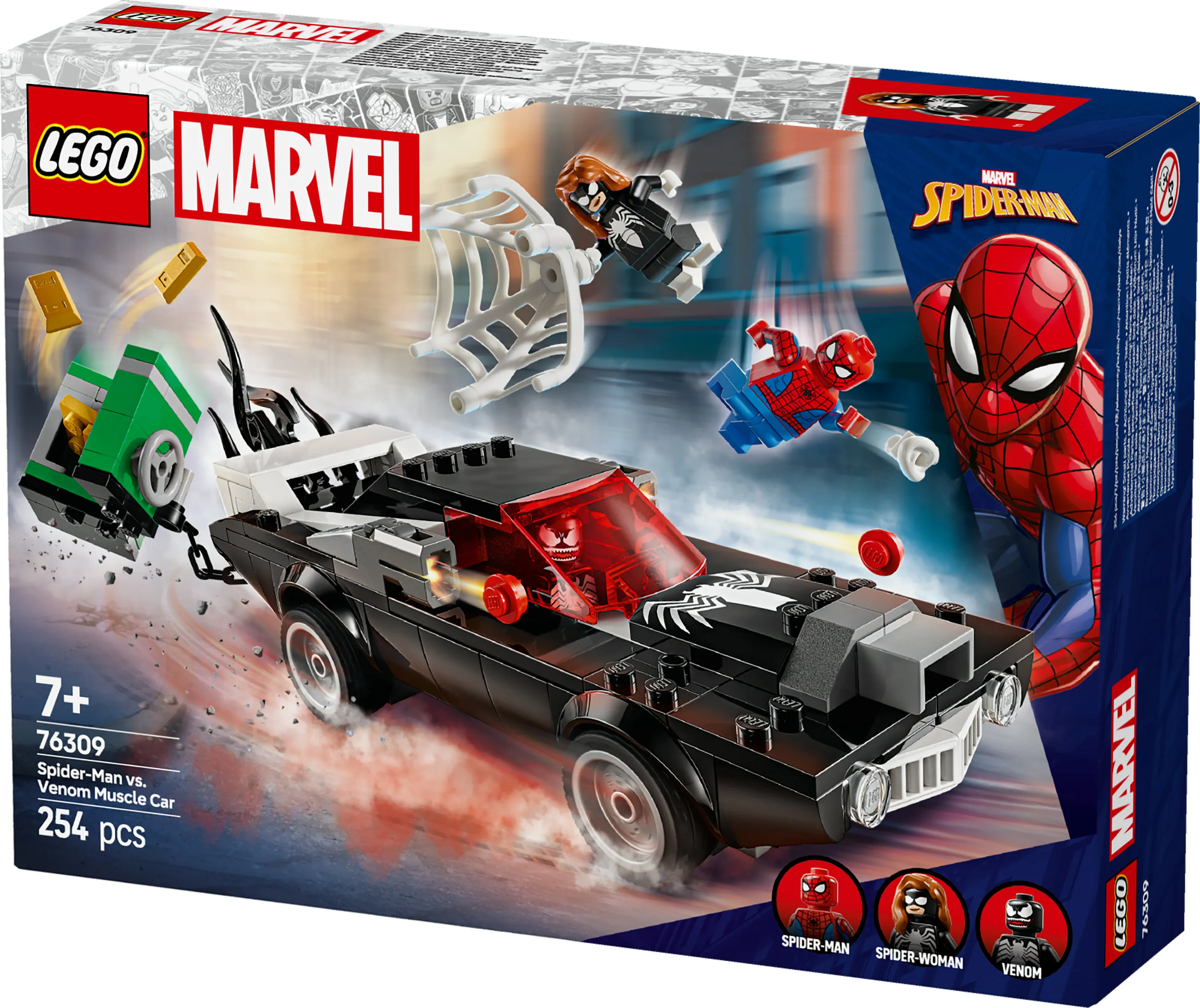 LEGO Marvel Spider-Man vs. Venom Muscle Car 76309