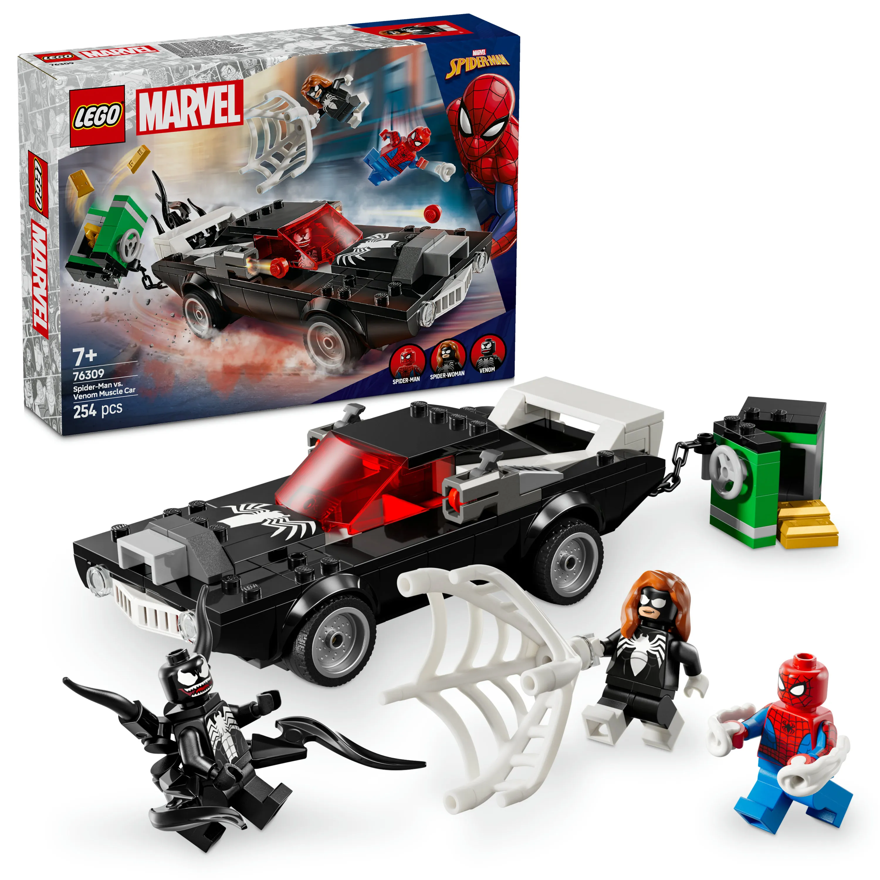 LEGO Marvel Spider-Man vs. Venom Muscle Car 76309