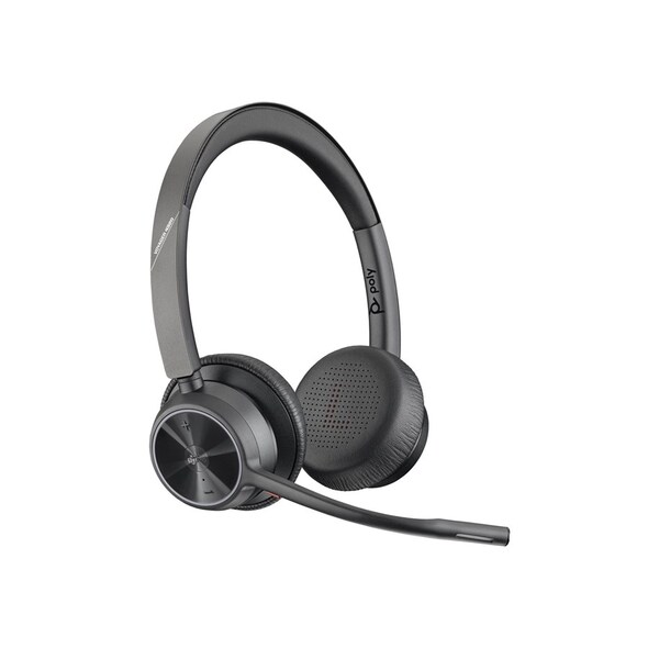 HP Poly Voyager 4320-M tr&aring;dl&ouml;s headset, svart