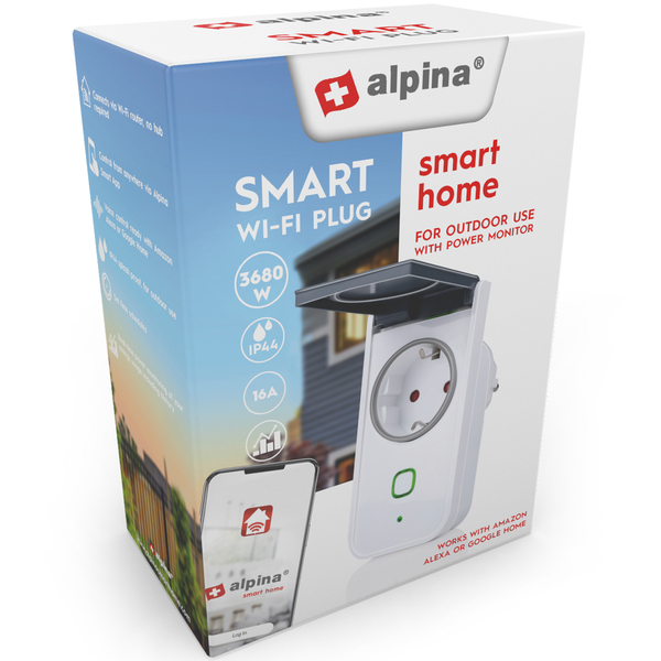 Alpina Smart Outdoor plug 3680W IP44