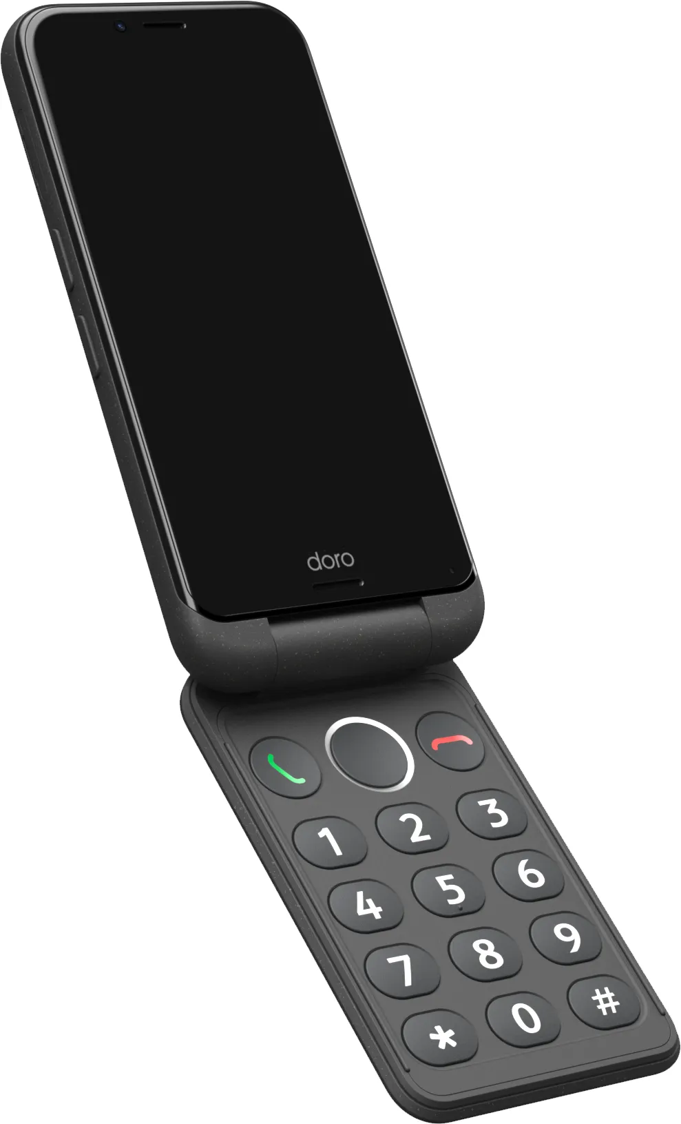 Doro Aurora A21 4G, Android - mobiltelefon, Grafit-gr&aring;