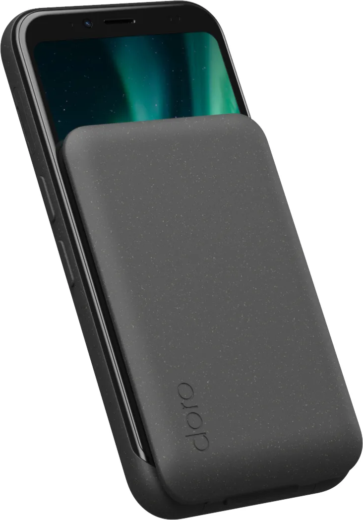 Doro Aurora A21 4G, Android - mobiltelefon, Grafit-gr&aring;