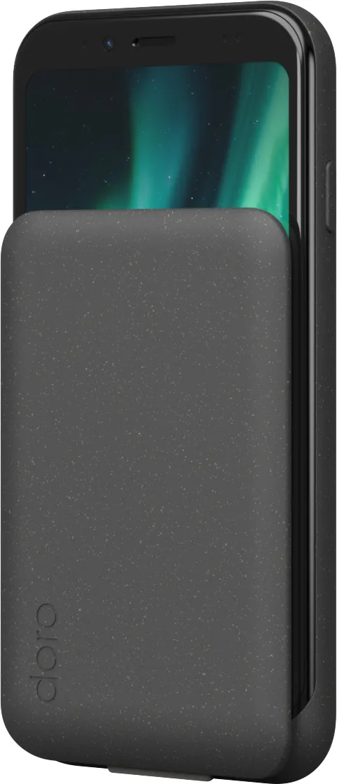 Doro Aurora A21 4G, Android - mobiltelefon, Grafit-gr&aring;