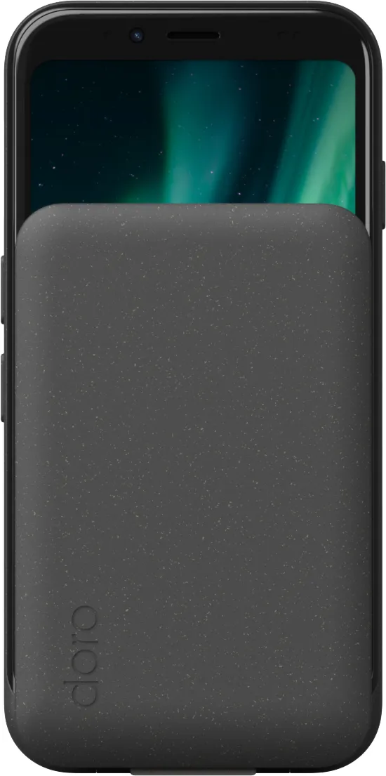 Doro Aurora A21 4G, Android - mobiltelefon, Grafit-gr&aring;
