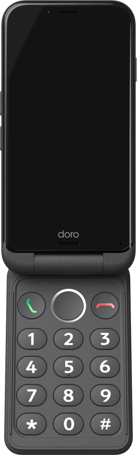 Doro Aurora A21 4G, Android - mobiltelefon, Grafit-gr&aring;