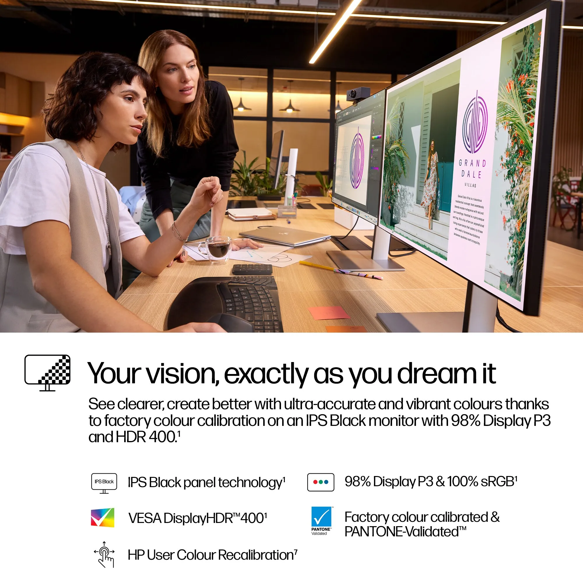 HP 727pq Series 7 Pro Monitor 27inch IPS QHD 2560x1440 120Hz 16:9 HDMI DP Black (EU)