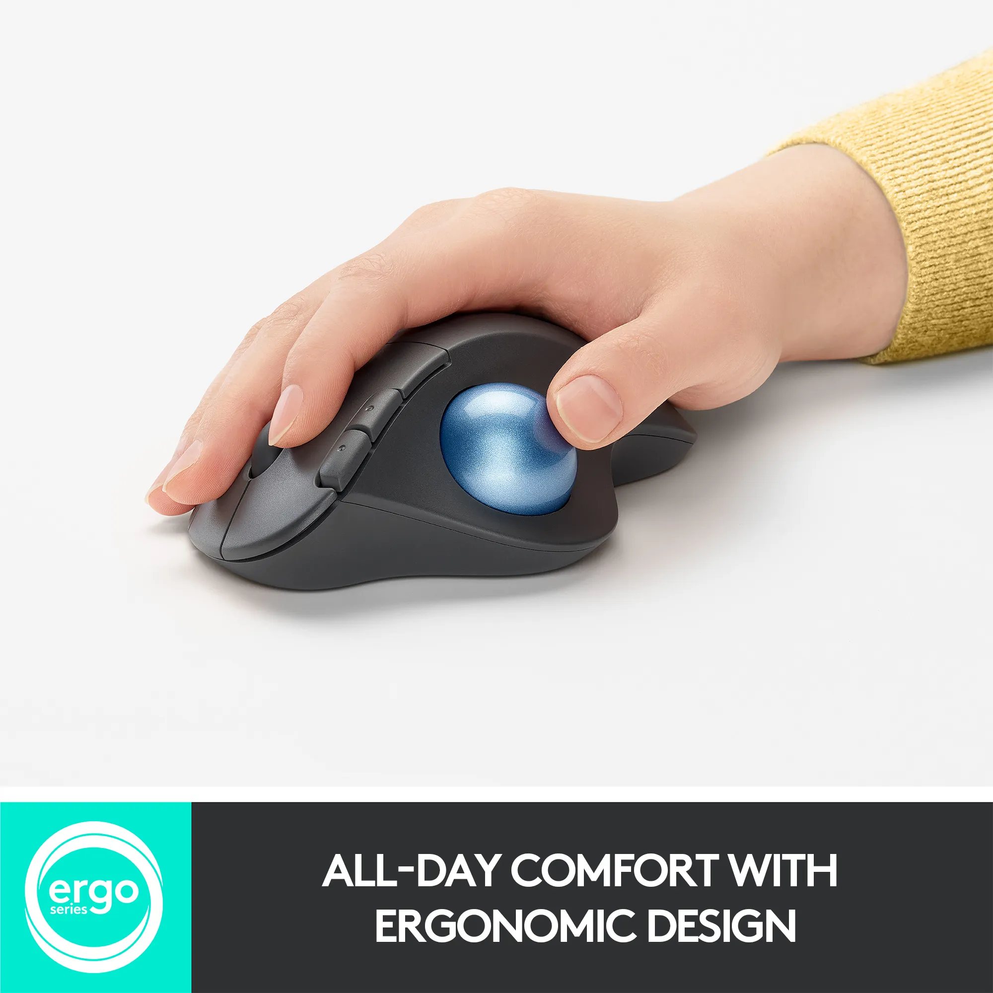 Logitech ERGO M575 - wireless trackball mouse, graphite