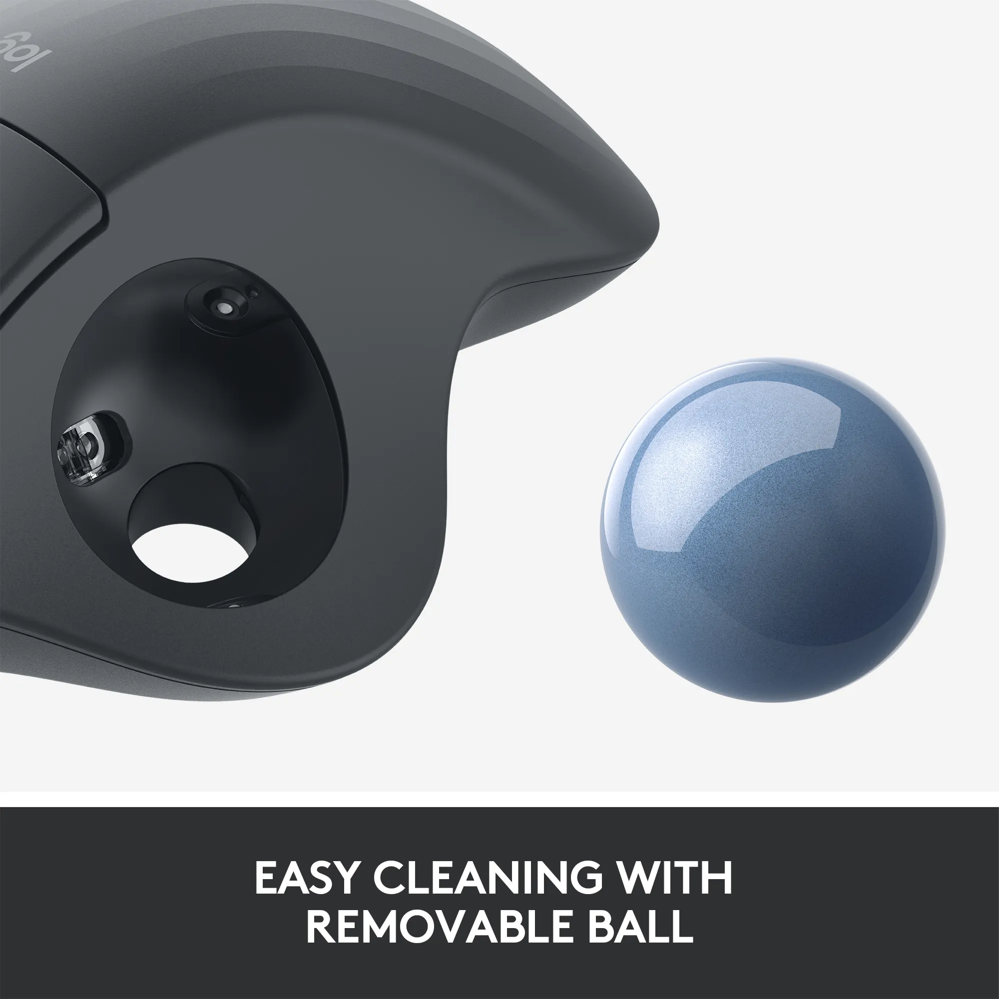 Logitech ERGO M575 - wireless trackball mouse, graphite