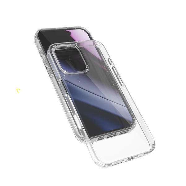 Epico Hero Case iPhone 17 Ultralight cover Raised Edges  &  Camera Frame,  transparent