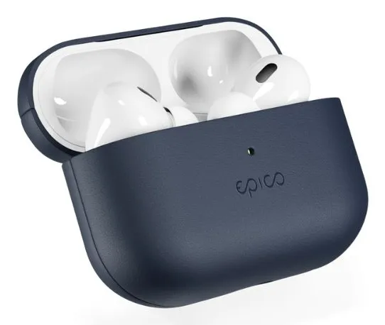 Epico Leather Case, AirPods Pro (2nd Gen) - Case, Blue