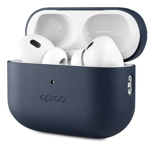 Epico Leather Case, AirPods Pro (2nd Gen) - Case, Blue