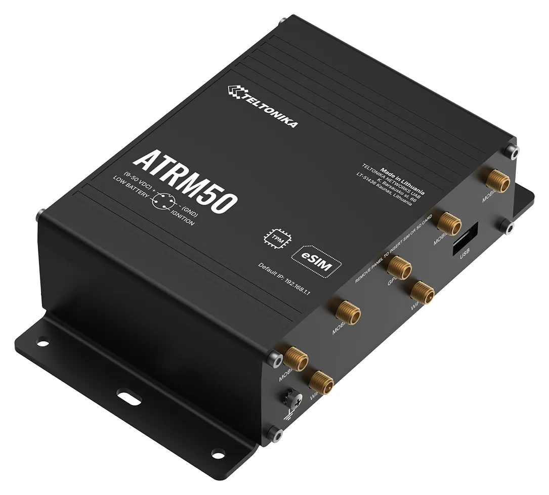 Teltonika ATRM50 - Industrial 5G router, Black