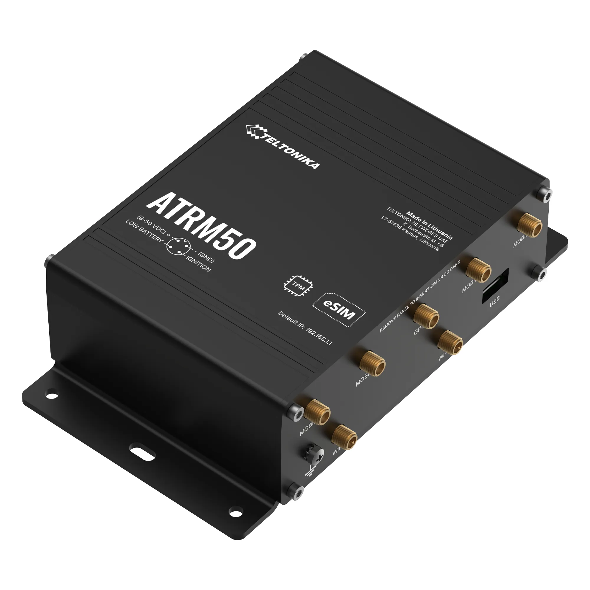 Teltonika ATRM50 - Industrial 5G router, Black