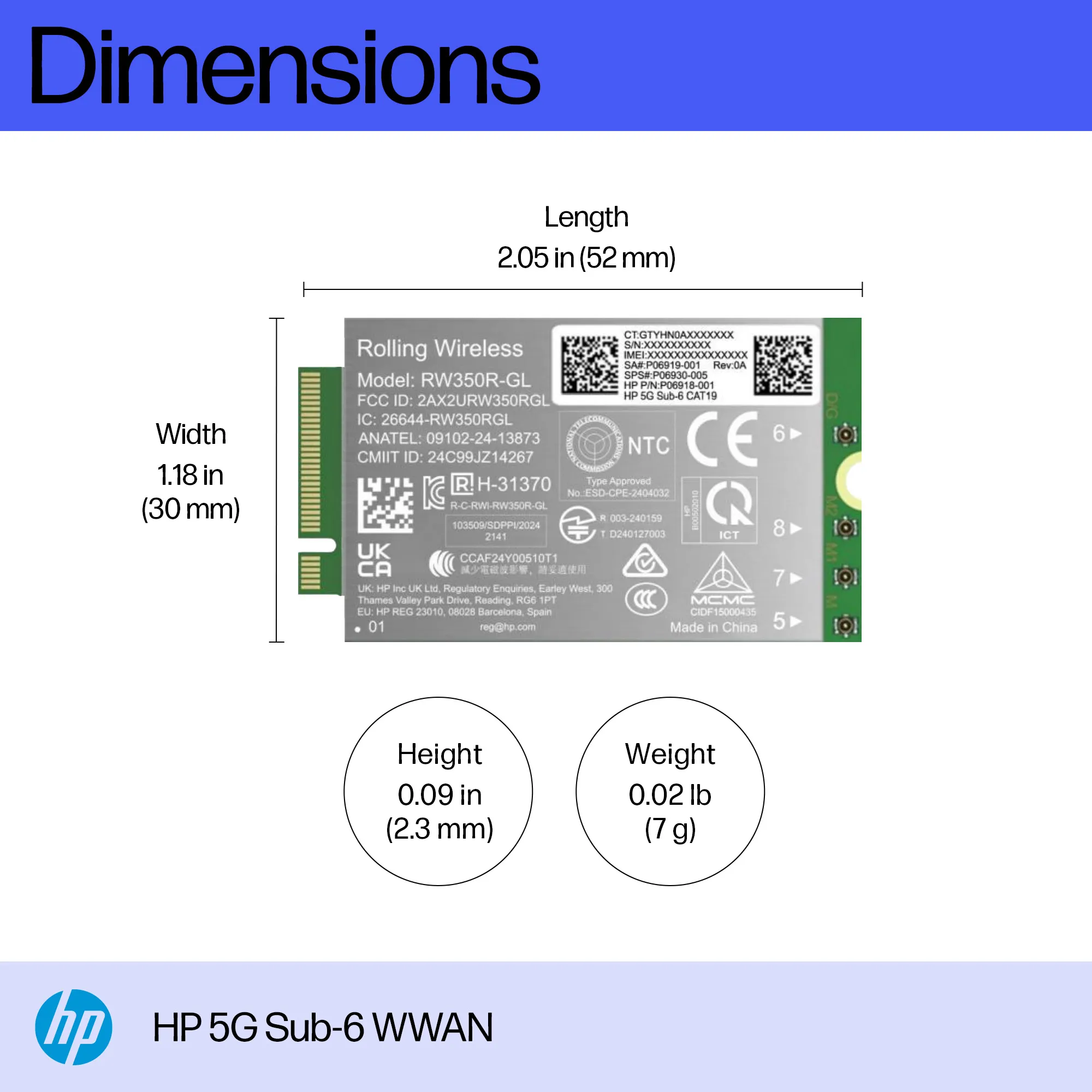 HP 5G Solution WWAN