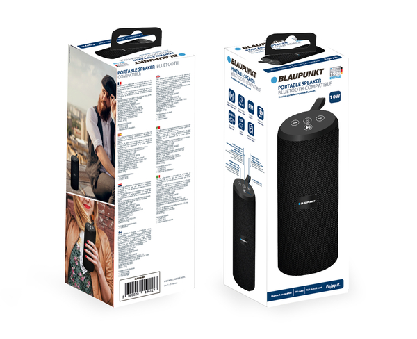 Blaupunkt BLP 3760 Speaker BT 10W FM Black