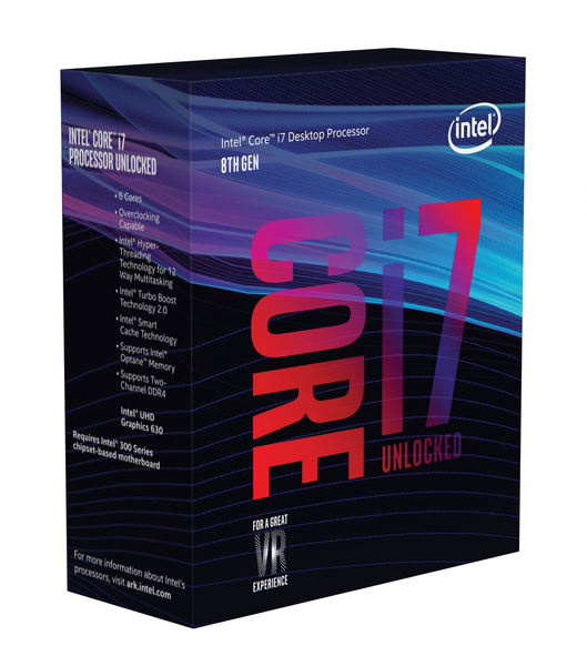 Intel Core i7-8700K 3.7 GHz Coffee Lake, LGA 1151 - processor, boxed