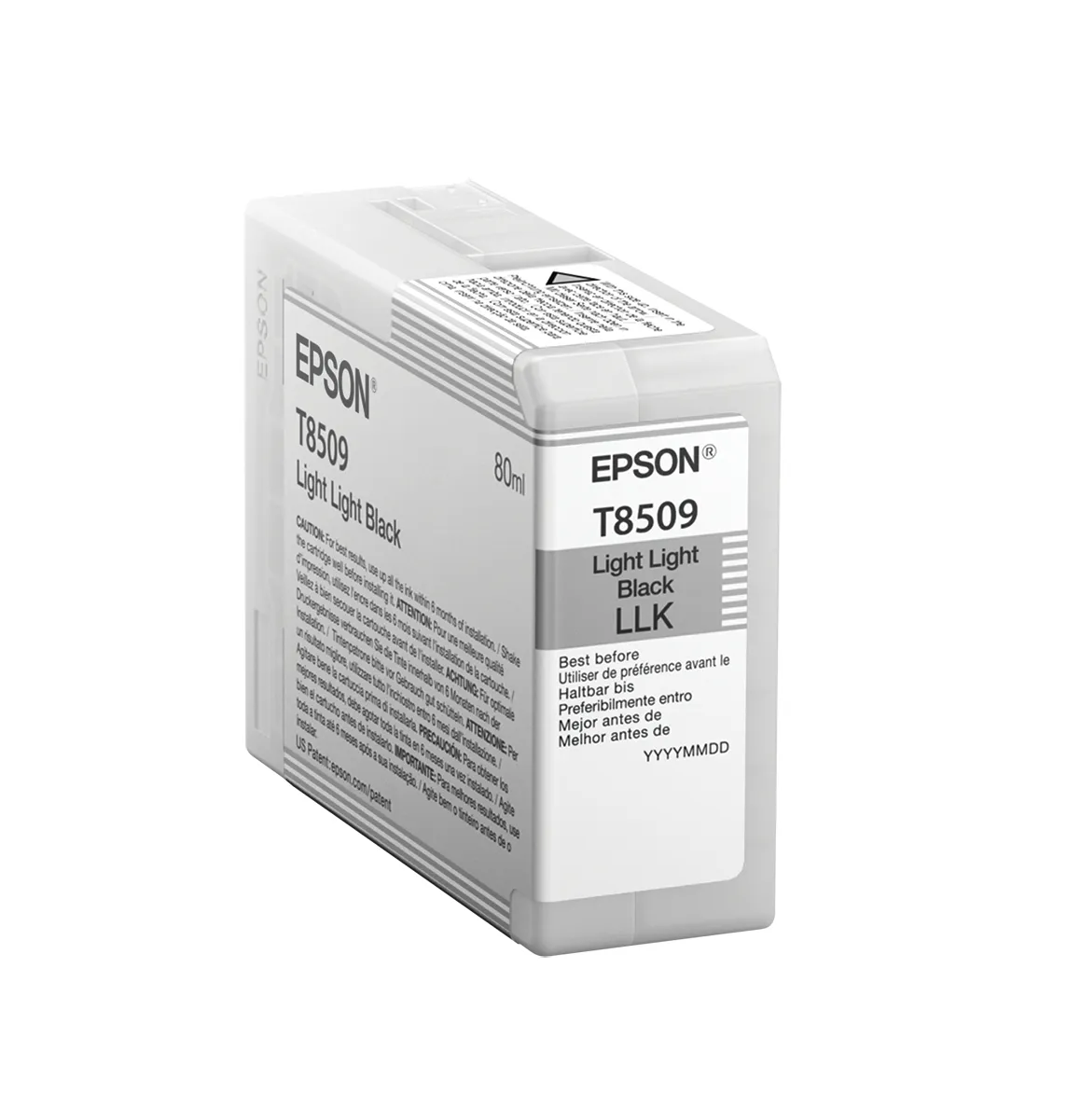 Epson T8509 -mustekasetti, 80 ml, vaalean vaalea musta