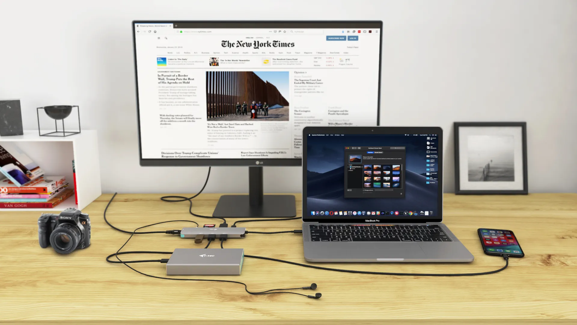 I-Tec USB-C HDMI 3xUSB-A 1xUSB-C PD 100W GLAN SD - travel dock
