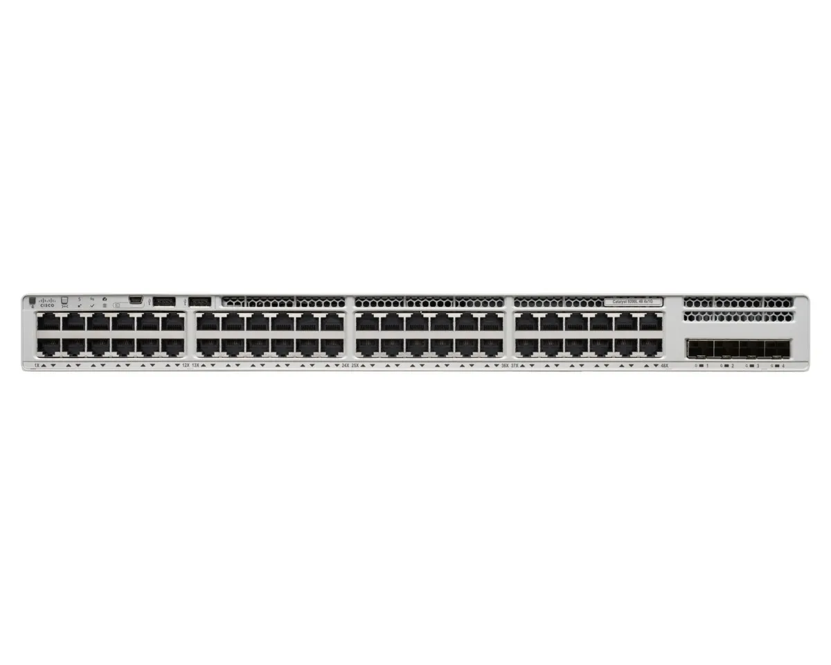 Cisco Catalyst 9200 - Essential Edition - kytkin - smart - 48 x 10/100/1000 (PoE+) - räkkiin asennettava - PoE+ (740 W) - (ei palautusoikeutta)