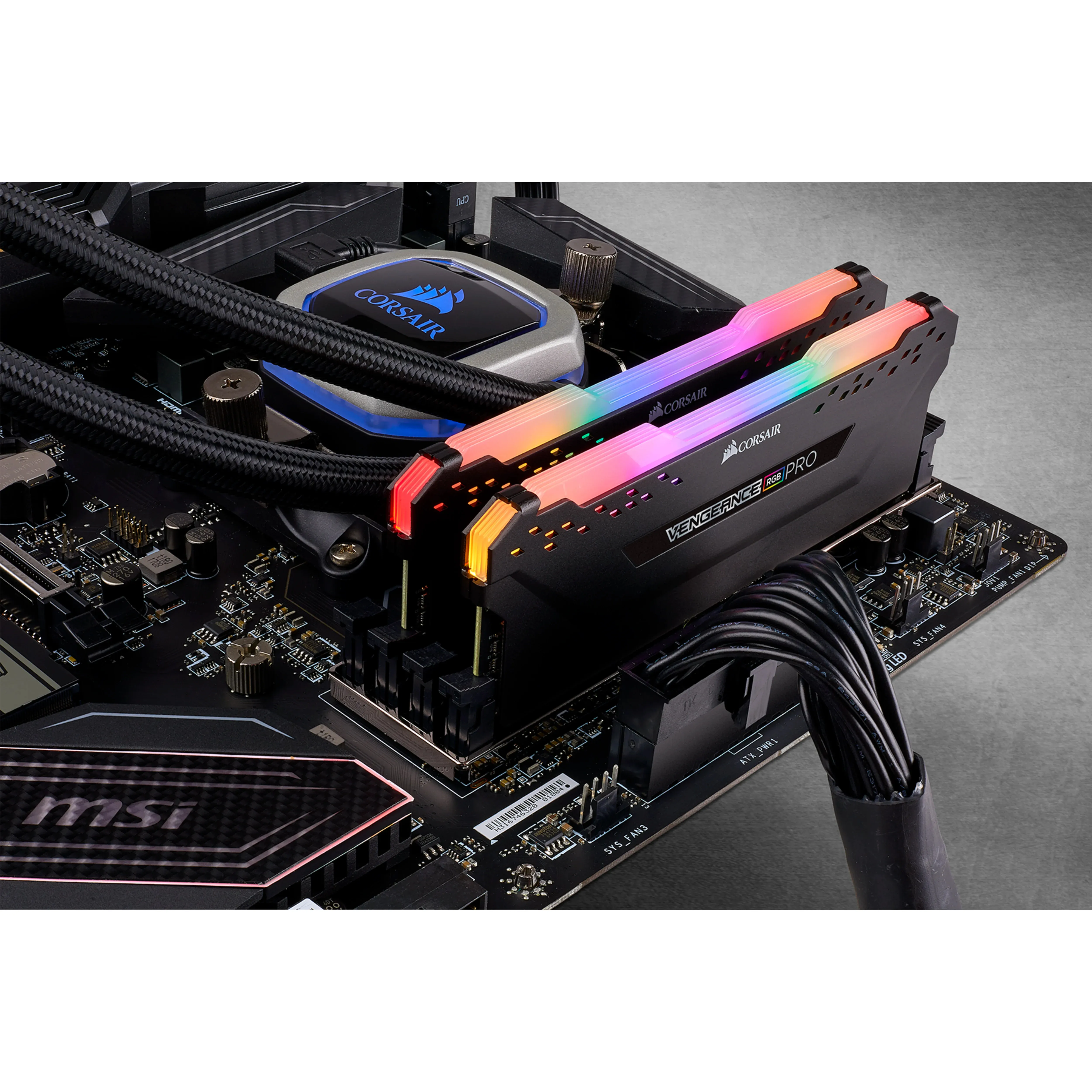 Corsair Vengeance RGB Pro 16 GB (2 x 8 GB) DDR4 3200MHz, CL16 - minne, Svart