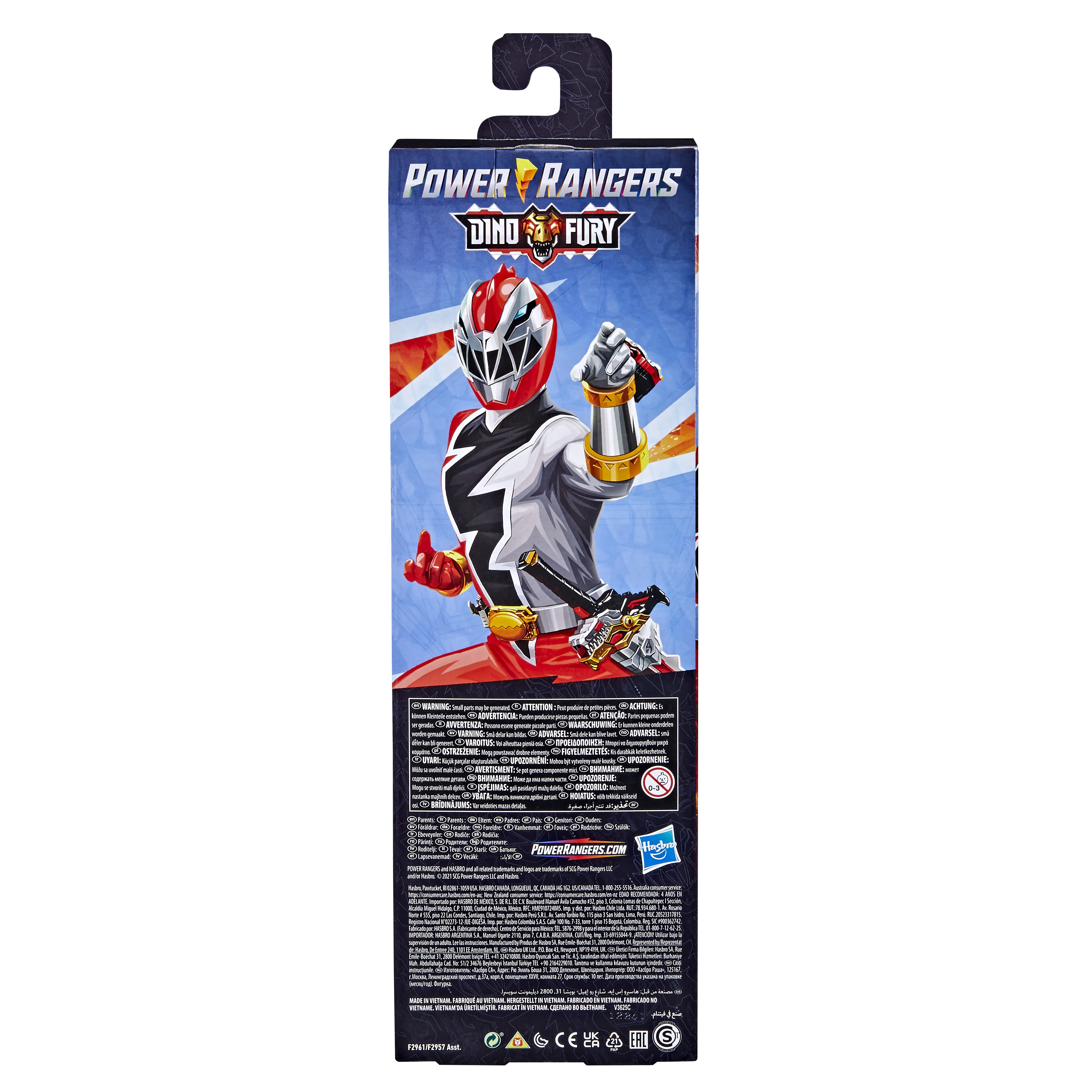 Hasbro Power Rangers Dino Fury Red Ranger 12 Inch Action Figure Toy Figure
