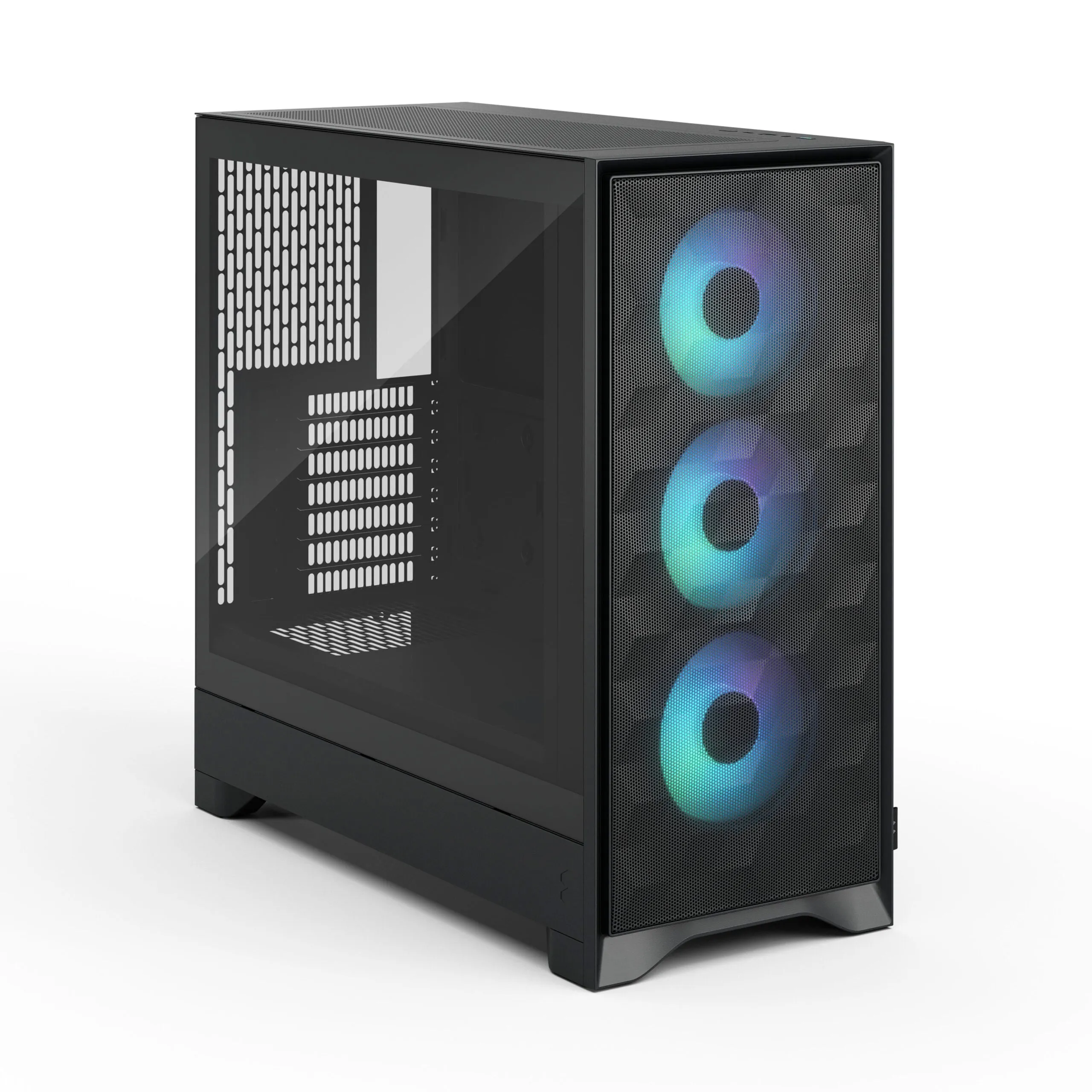 Fractal Design Pop 2 Air Midi-Tower Case with RGB lighting and window, Black