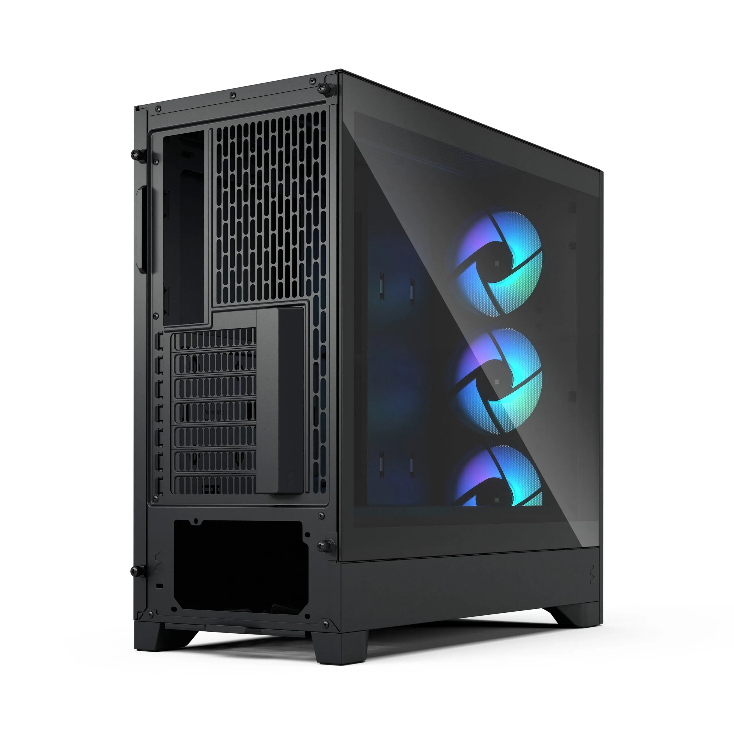 Fractal Design Pop 2 Air Midi-Tower Case with RGB lighting and window, Black