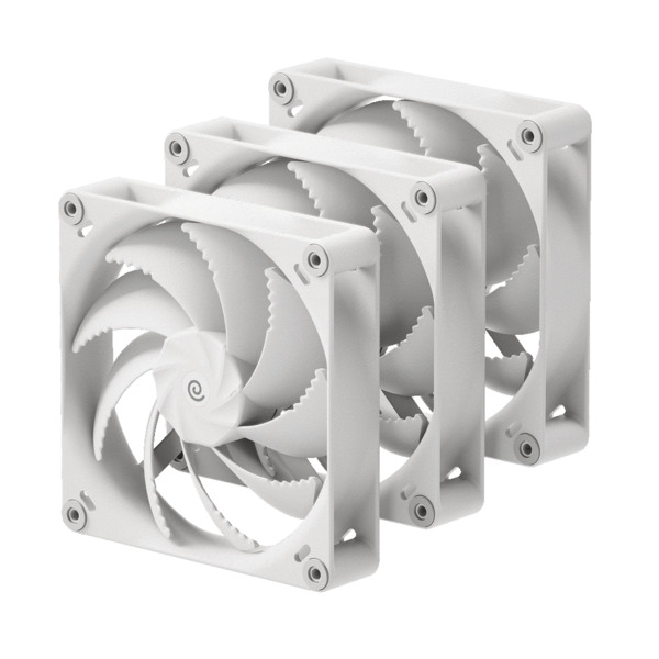 HAVN H14, 140mm, PWM Fluid Dynamic Bearing Fan Kit, 3-pack, White