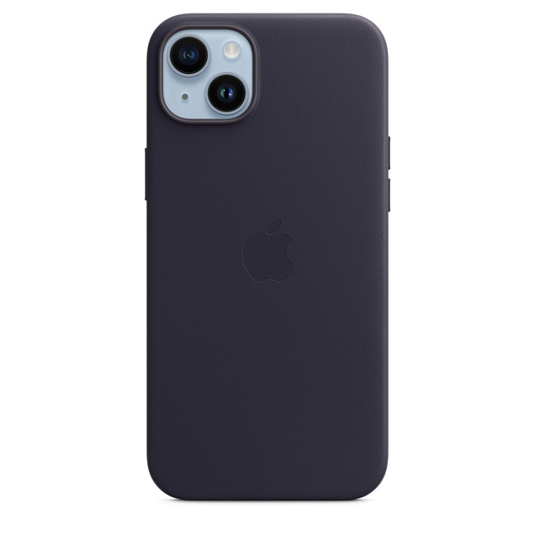 Apple iPhone 14 Plus, MagSafe - leather case, Ink