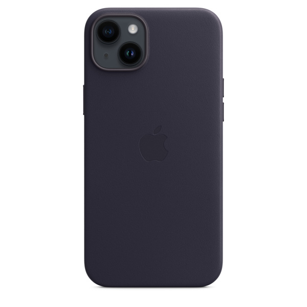 Apple iPhone 14 Plus, MagSafe - leather case, Ink