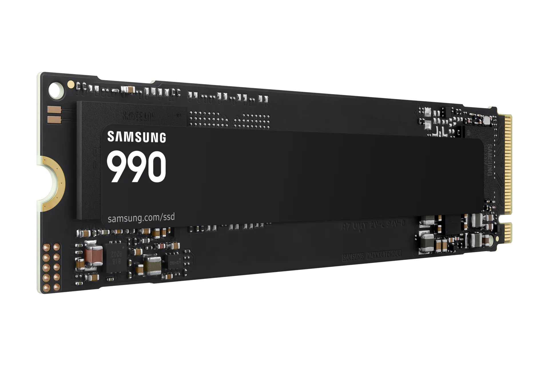 Samsung 990 EVO 2 Tt PCIe 4.0 x4 -ulkoinen SSD, laitteistosalaus, musta