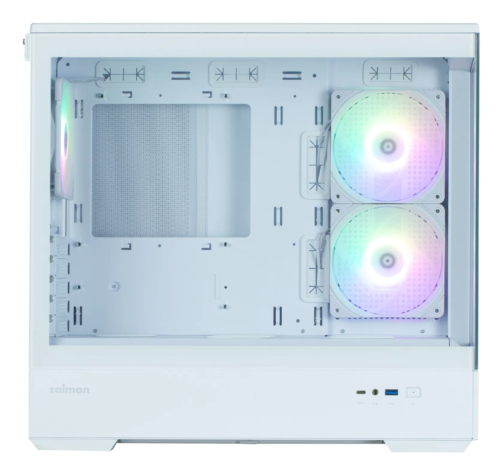 Zalman P30 V2 - Mini Tower case, window, white