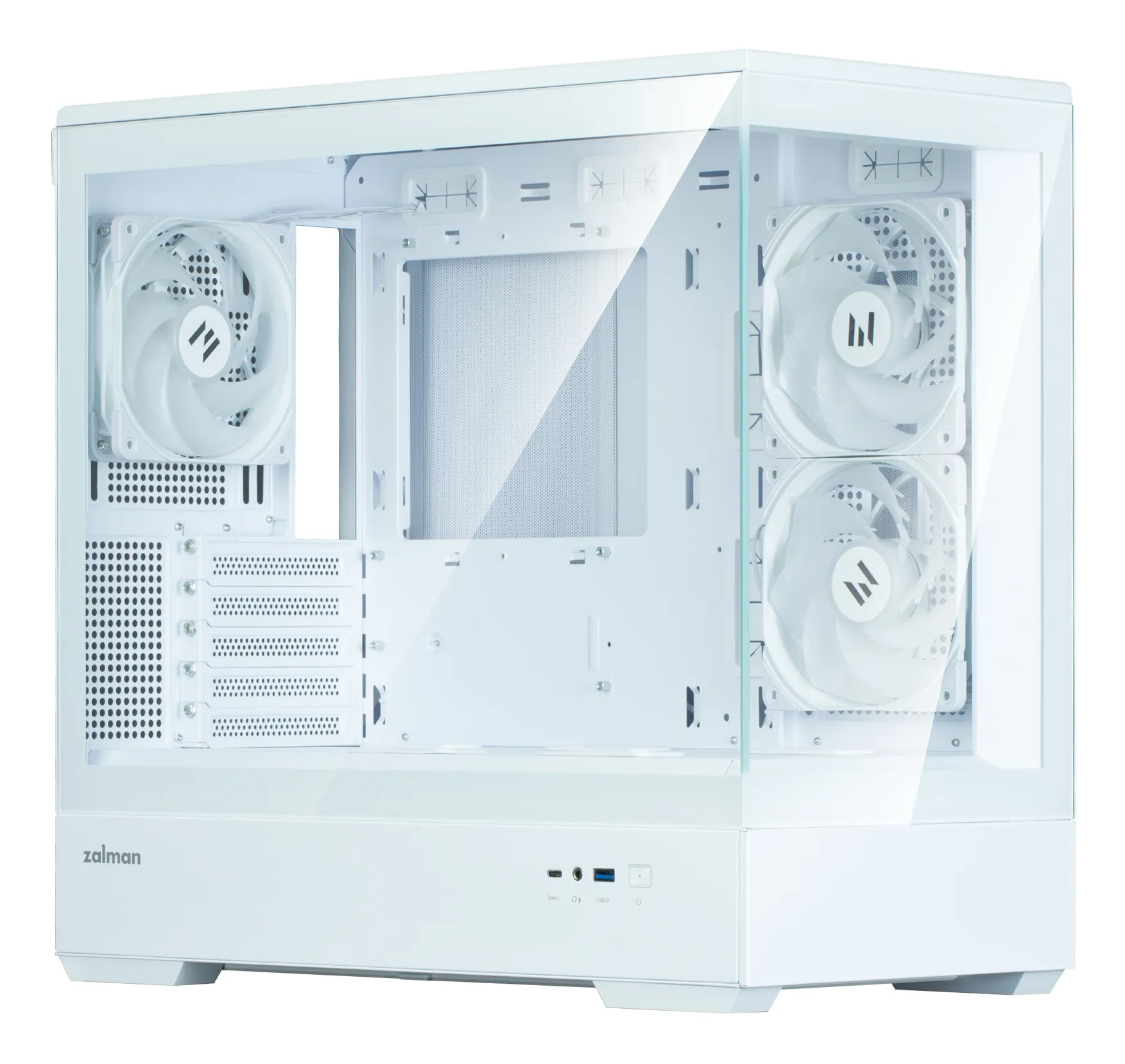 Zalman P30 V2 - Mini Tower case, window, white