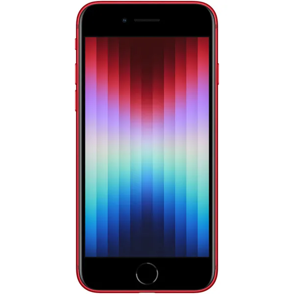 Renoverad iPhone SE (2022) 64 GB - mobiltelefon, (PRODUCT)RED (Mycket bra skick)
