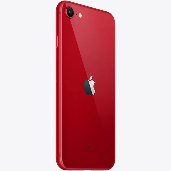 Renoverad iPhone SE (2022) 64 GB - mobiltelefon, (PRODUCT)RED (Mycket bra skick)