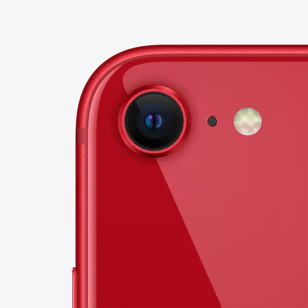 Renoverad iPhone SE (2022) 64 GB - mobiltelefon, (PRODUCT)RED (Mycket bra skick)