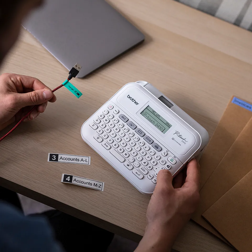 Brother PT-D410 Label Printer, USB