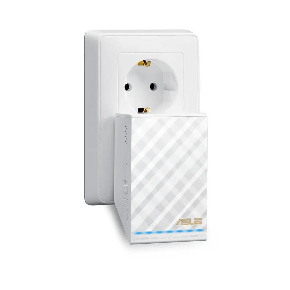 Asus RP-AC52 Dualband WLAN AC750, Wall plug extender