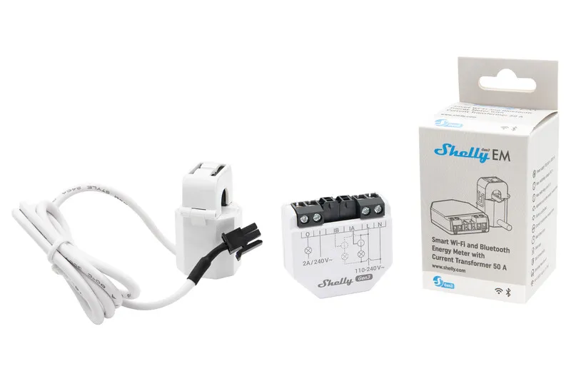 Shelly EM Gen3 + 50A CT - energy monitor